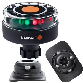 Navisafe Navilight Tricolor 2NM w/Navibolt Base &amp; RIB Mount - Black