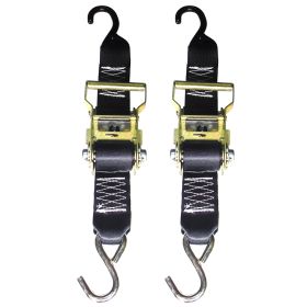 Rod Saver Heavy-Duty Ratchet Trailer Tie-Down - 2" x 3&#39; - Pair