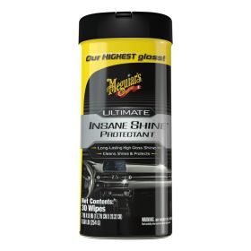 Meguiar&#39;s Ultimate Insane Shine Protectant Wipes - 30 Wipes